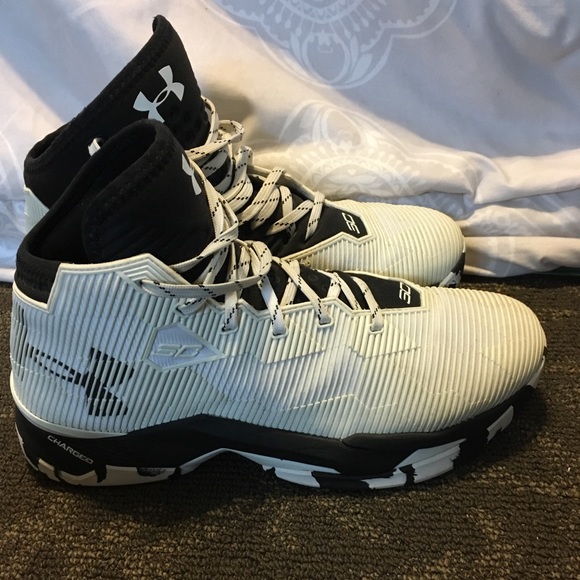 steph curry white basketball shoes